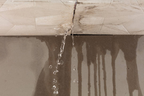 Professional Burst Pipe Cleanup technician working in Heath, MA